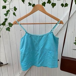 Baby blue tank top